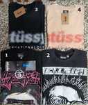 T ́shirts meia manga novas com vários estampados