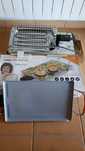 Grilhador electrico e plancha