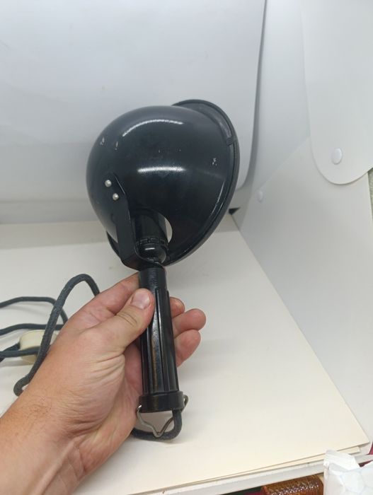 Радянська синя лампа апарат Мініна для прогрівання вуха носа СССР