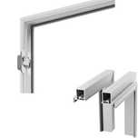 Ościeżnica aluminiowa do drzwi ukrytych  2 lub 3 zawiasy * OD RĘKI