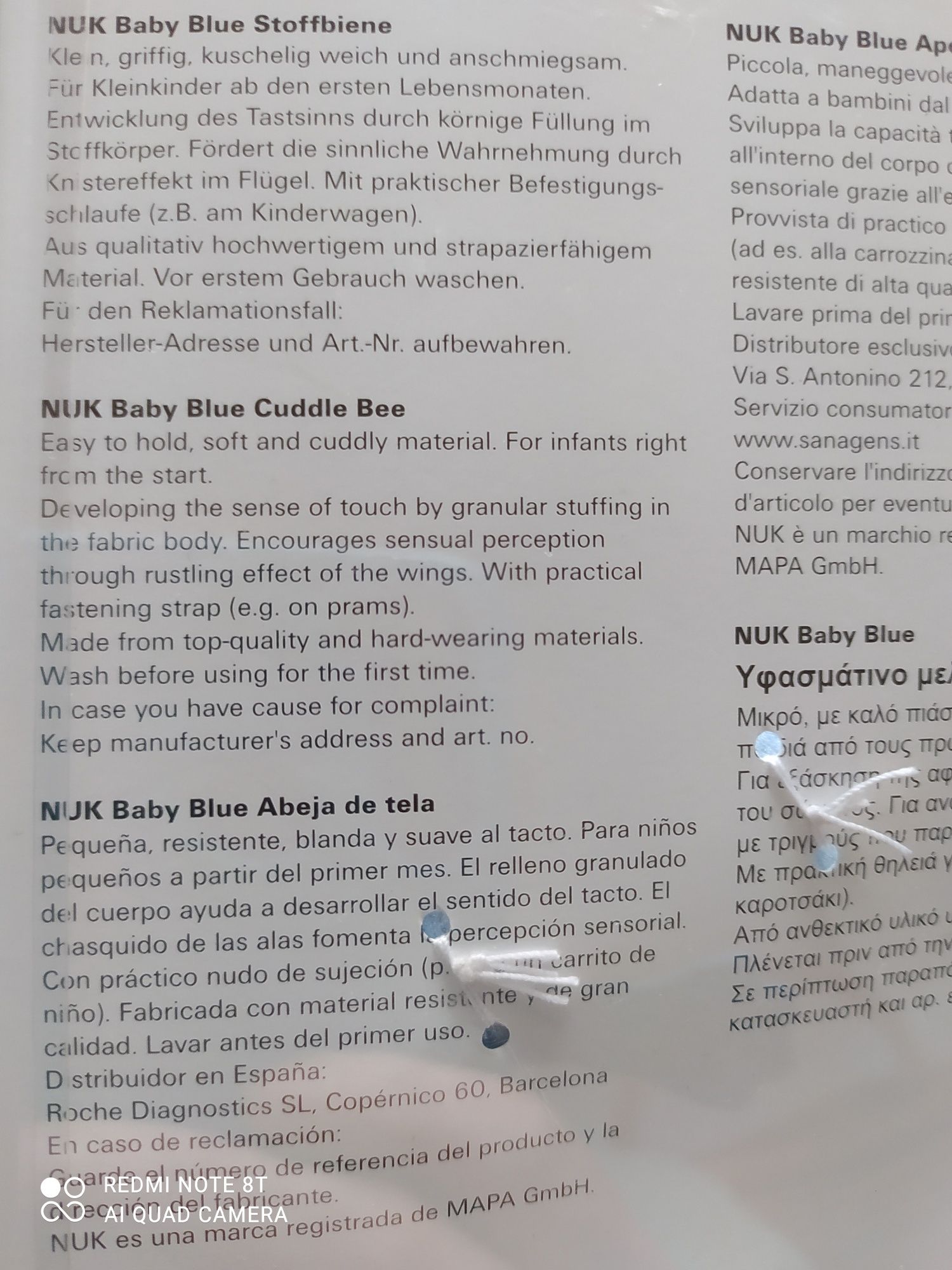 Zabawka, gryzaczek, przytulanka dla noworodka. Nowa na prezent.