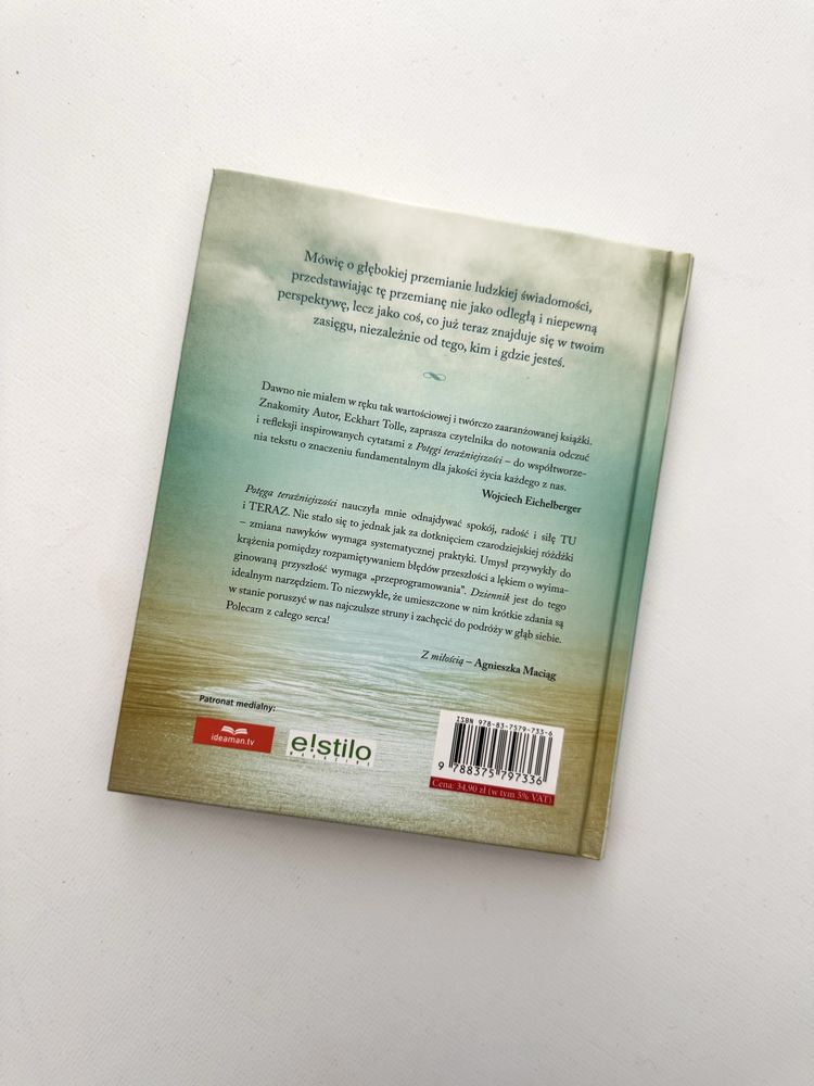 Eckhart Tolle Potega teraźniejszości Dziennik