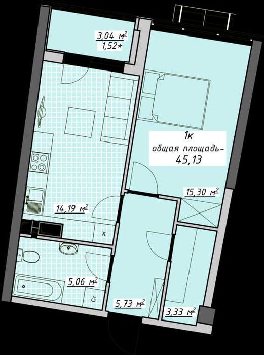 Море видно! Продам 1 комн ЖК Атмосфера. Курортный переулок