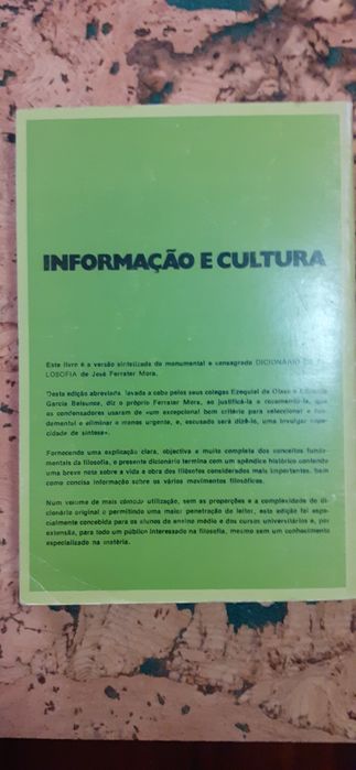 Dicionário de filosofia, José Ferrater Mora