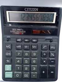 Калькулятор Citizen SDC-868 T II в робочому стані.