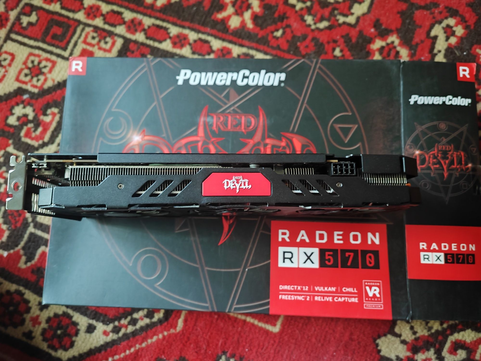 Видеокарта Radeon Rx 570 power color 4gb