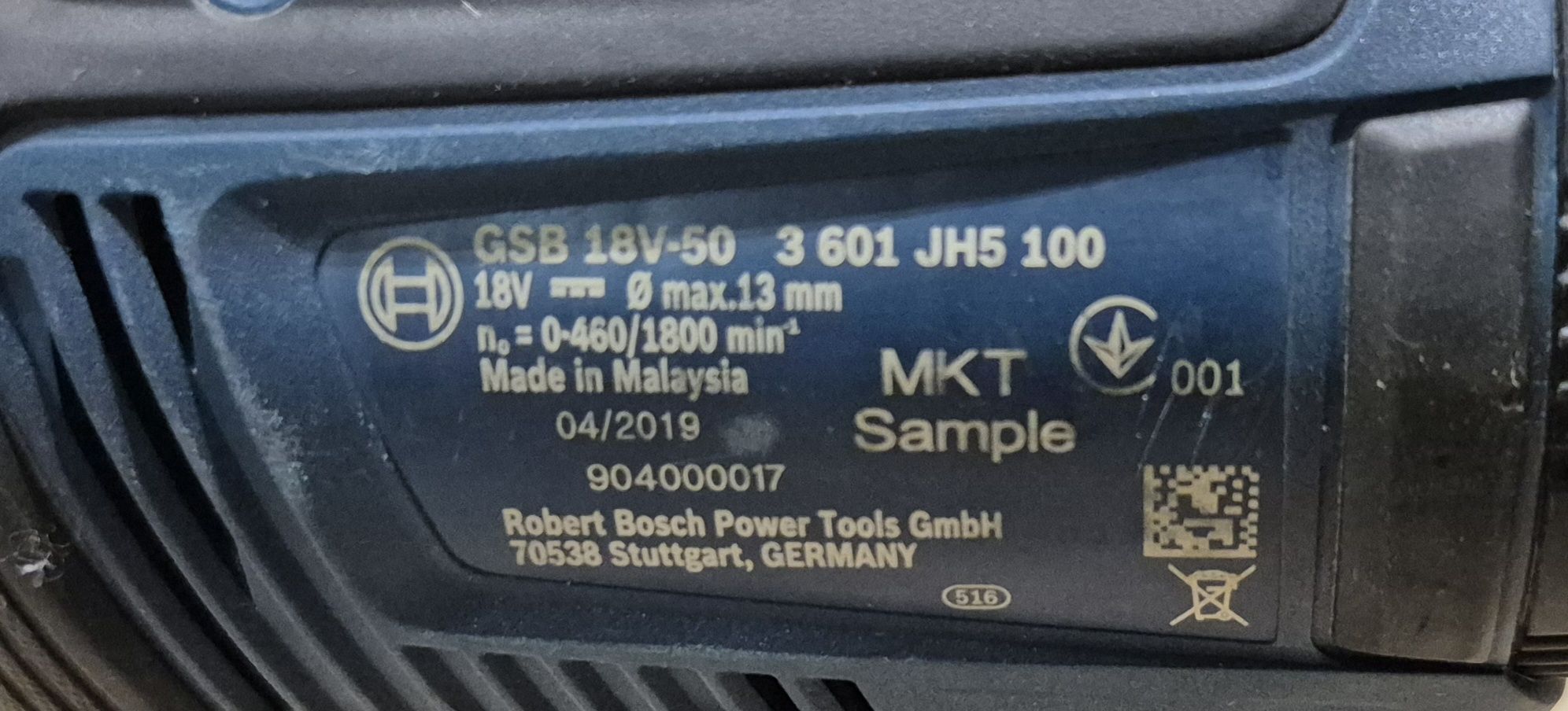 Шуруповерт ударний Bosch GSB 18V-50