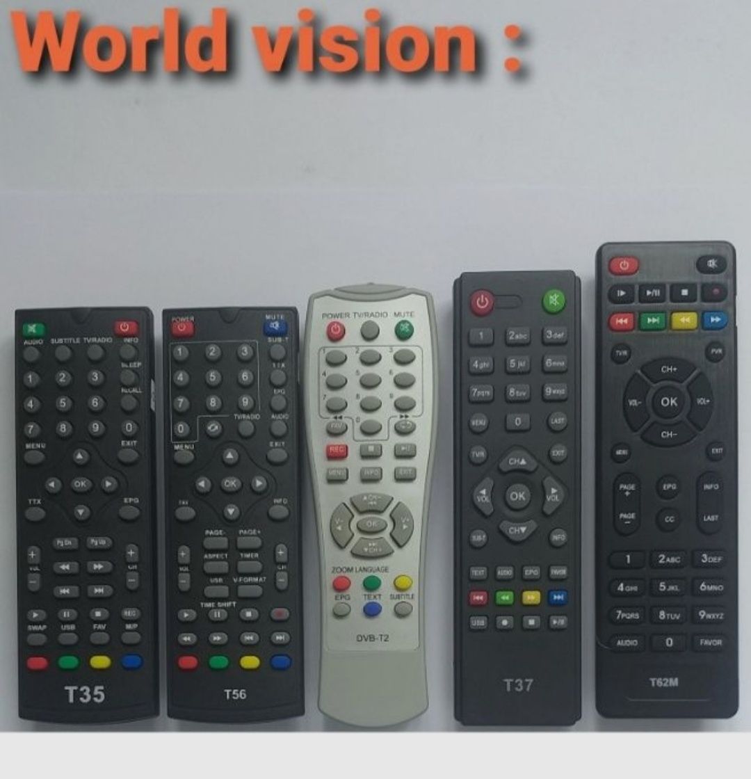 Пульты Т2 SAMSUNG LG Romsat Trimax World Vision strong u2c eurosky ukc