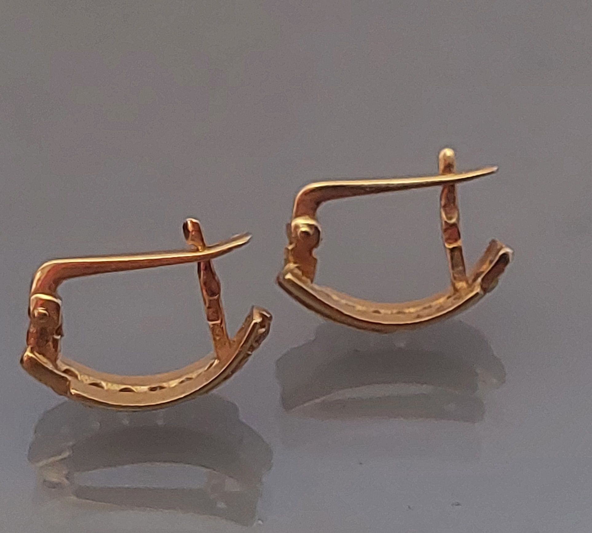 Brincos de ouro portugues 19,2ct