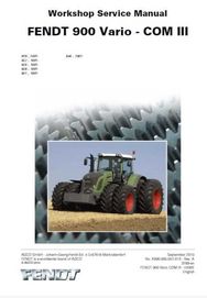 Instrukcja napraw Fendt Vario 922, 924, 927, 930, 933, 936 COM III PL