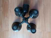 Lampa wisząca. Czarna. 4 x E27
