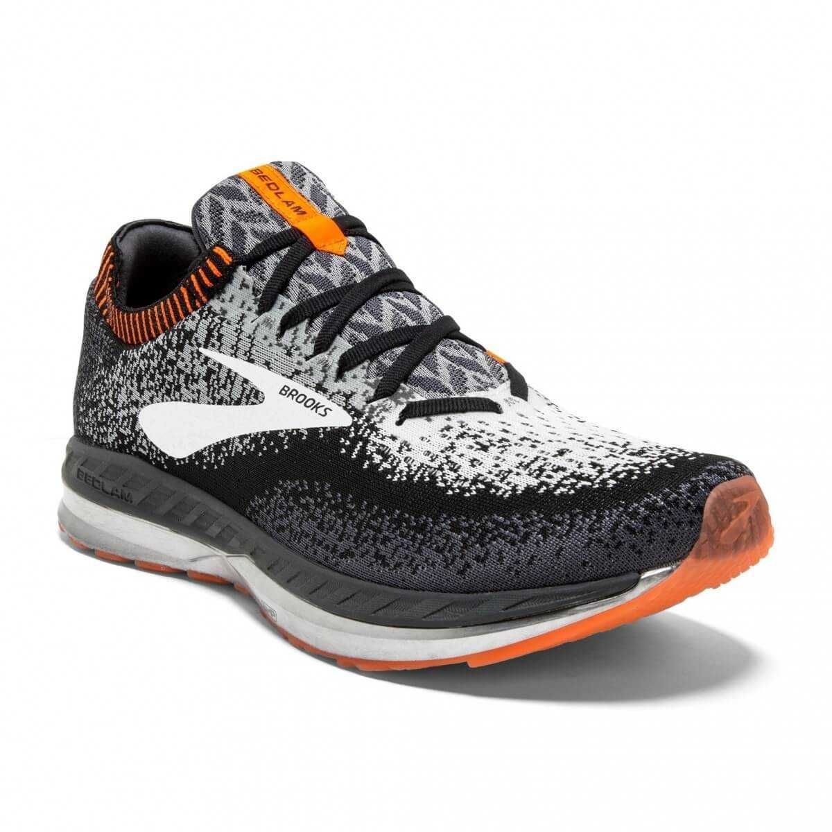 Brooks Bedlam Black Gray Orange Men 44.5 28,5 см кросівки бігові