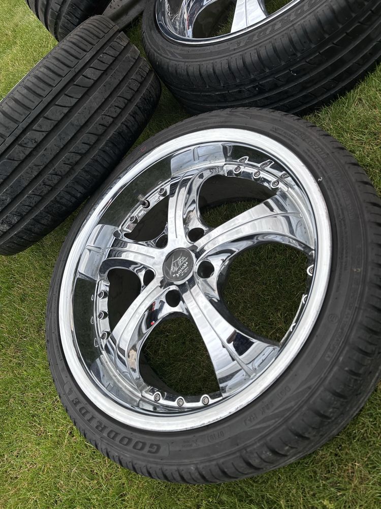 Felgi chromowane Barracuda z oponami 18”