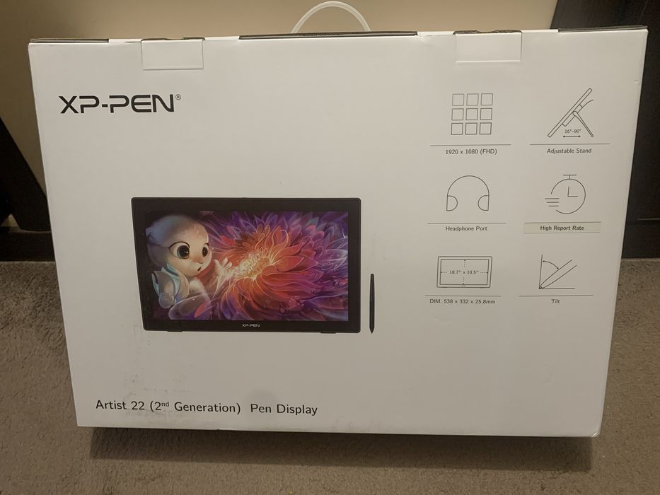 Графічний монітор XP-Pen Artist 22 (2nd Generation) Black