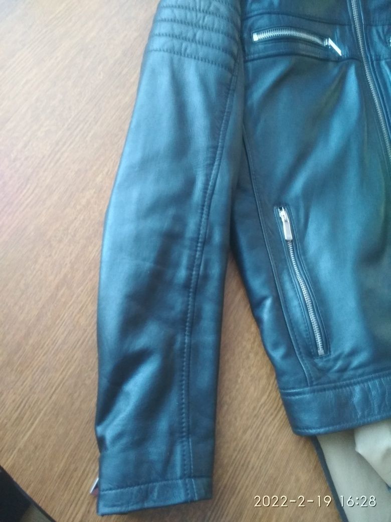 Куртка шкіряна ZARA