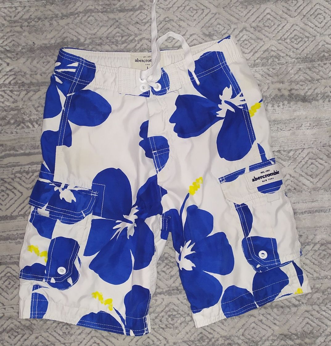 Spodenki Abercrombie Kids r. L pas 72 cm Kwiaty