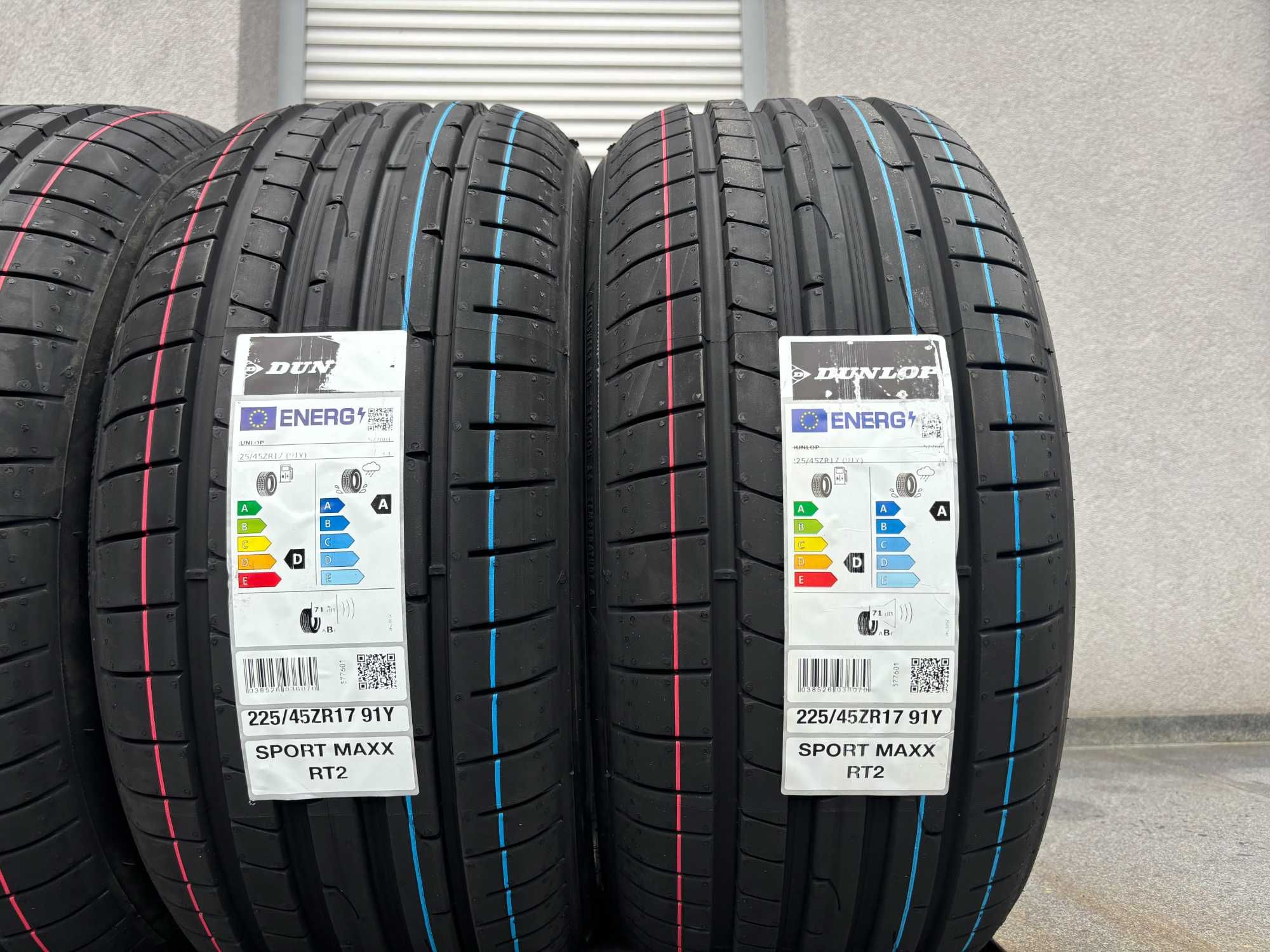 Letnie 225/45R17 Dunlop 91Y prod. 2024 rok! D,A,71db 5lat gwarancja