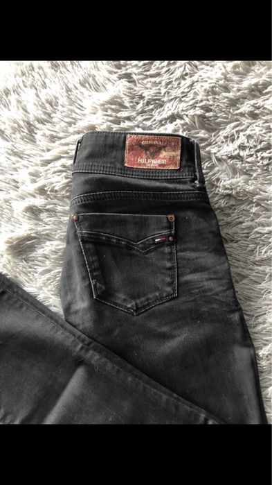 Czarne jeansy Tommy Hilfiger 29/32
