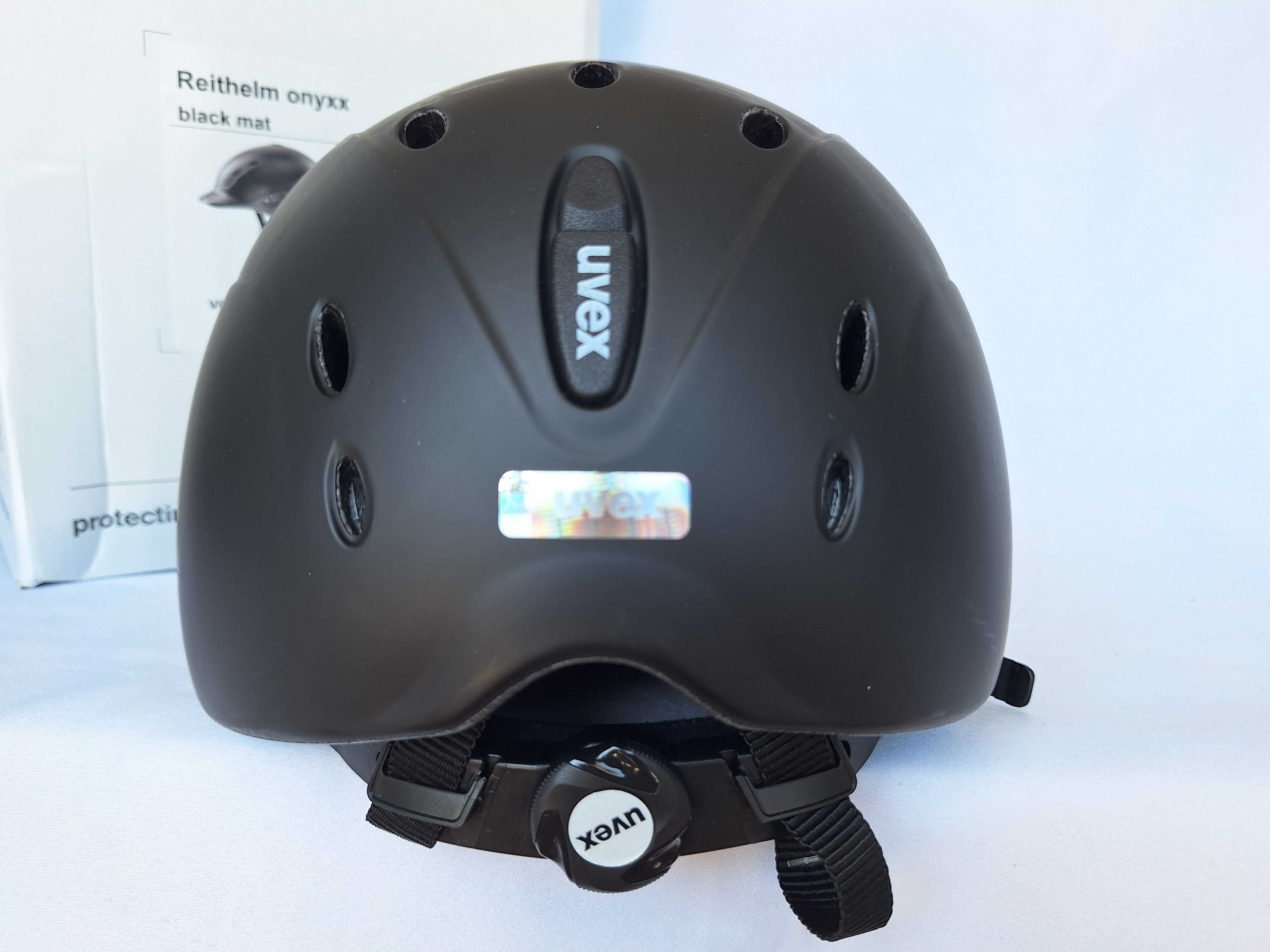 Kask jeździecki toczek Uvex Reithelm Onyxx Black Mat 3XS-XS 49-54cm