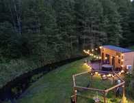 Tiny silent house river wynajem domek jacuzzi las cisza wynajme