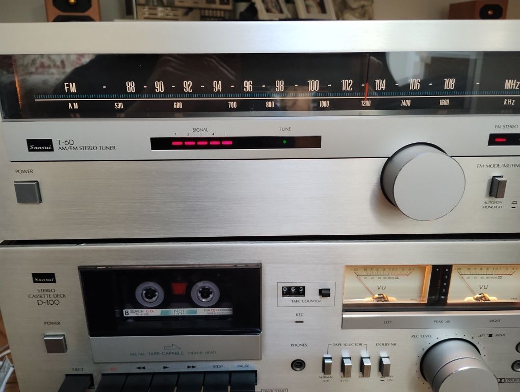 Wieża Sansui wzmacniacz A80  Marantz PM68