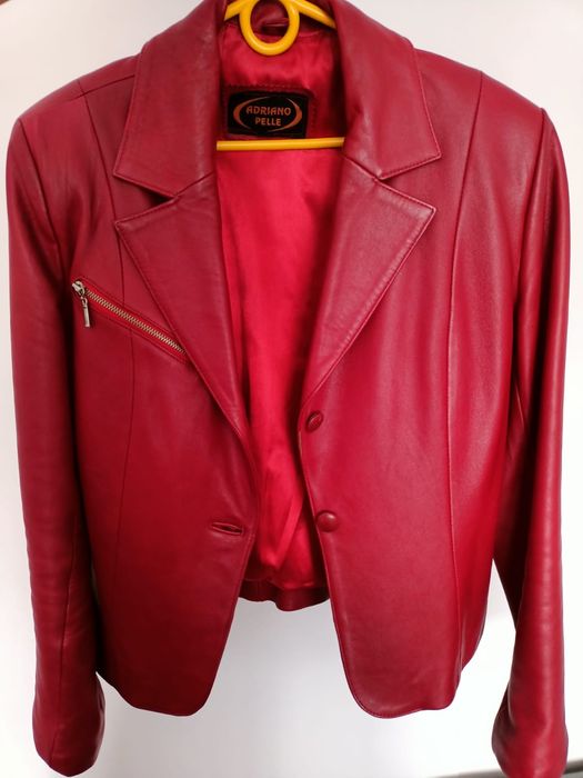 Marynarka ze skóry naturalnej