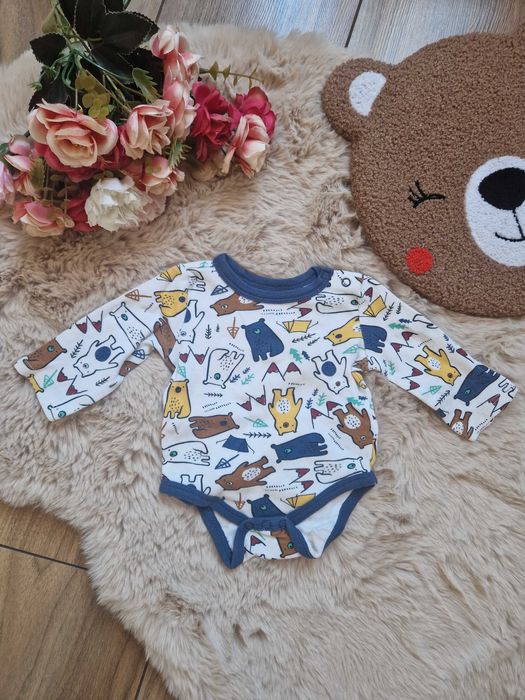 Zestaw paka ubrań dla chłopca jesień zima 62 68