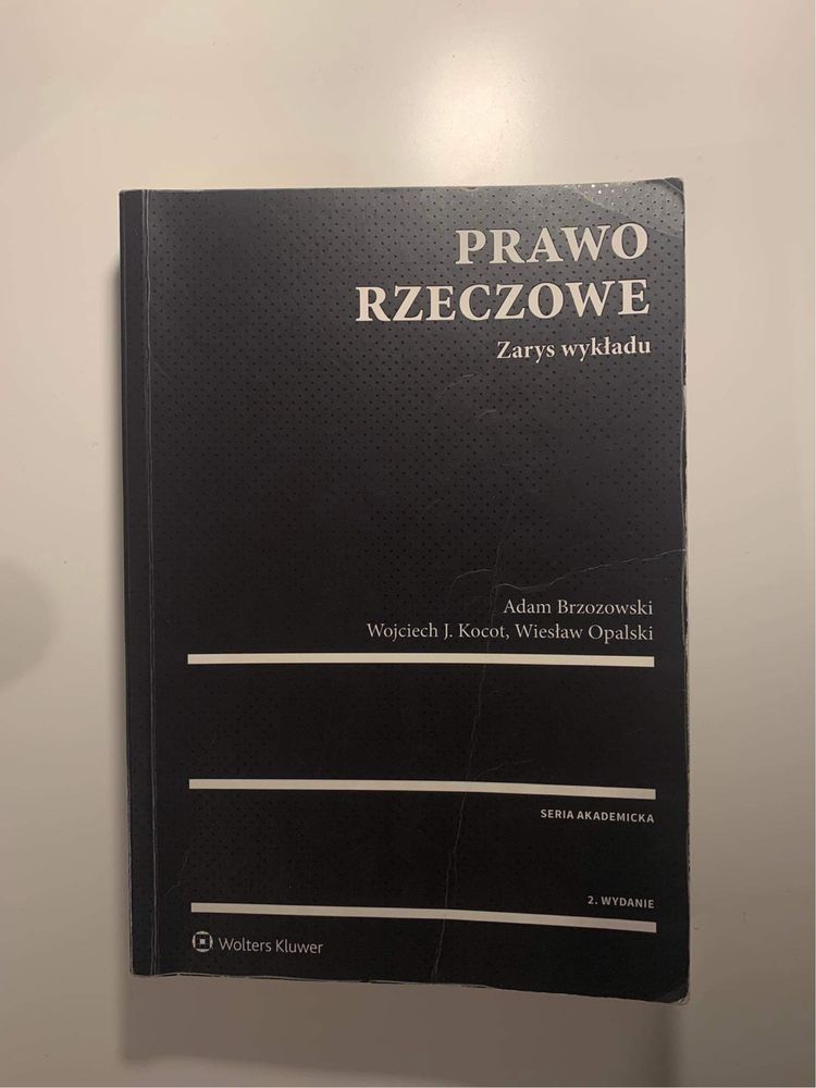 Prawo rzeczowe - zarys wykłady
