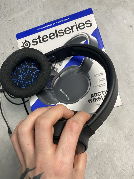 słuchawki steelseries 1 wirless  bezprzewodowe i przewodowe 100%