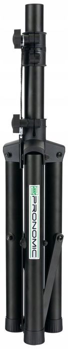 Statyw do głośnika 67-120 cm − stalowy trójnóg, 35 mm, czarny