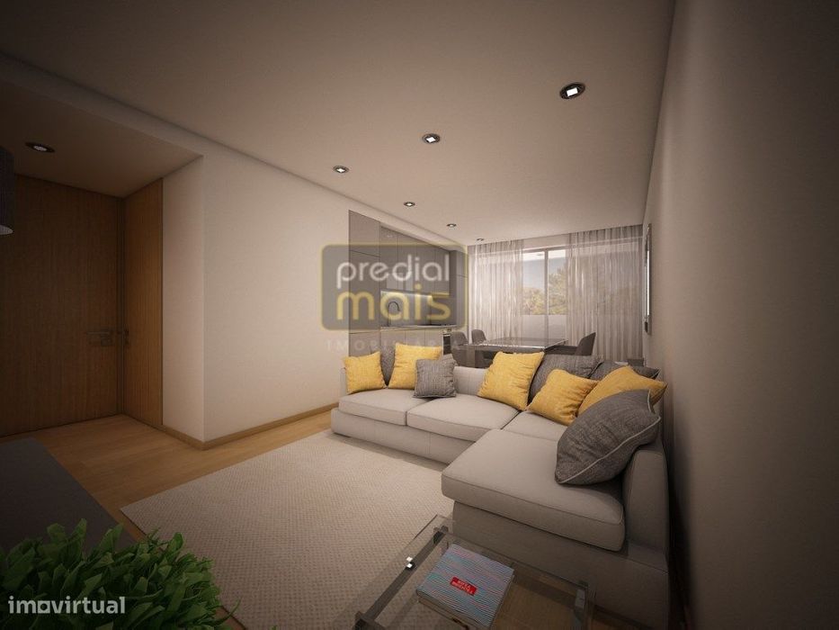 Apartamento T1 Novo C/ Terraço - Junto Ao Centro