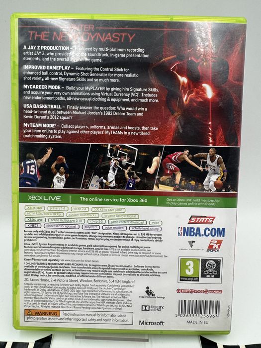 NBA2K13 Xbox 360 Gwarancja