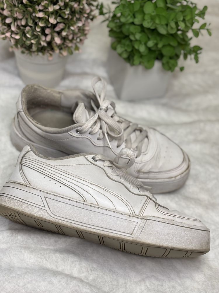 Кросовки Пума Puma женские белые