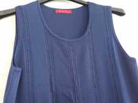 Top / Camisola azul com bolas brilhantes - Tamanho M / L