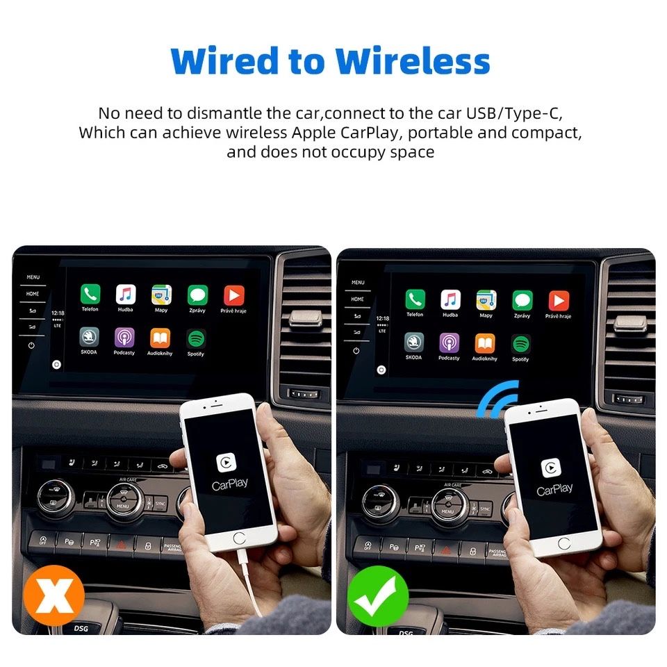 Box carplay apple bezprzewodowy