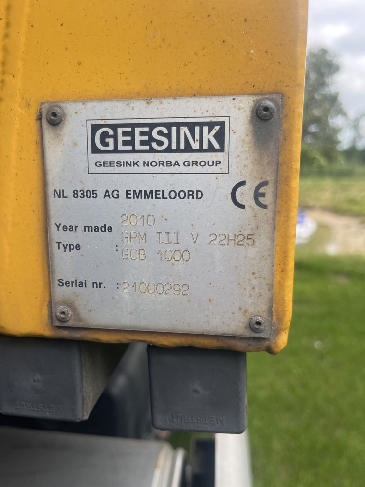 Zabudowa Śmieciarka Prasa papieru z wagą Geesink Gpm 3 Gcb 1000