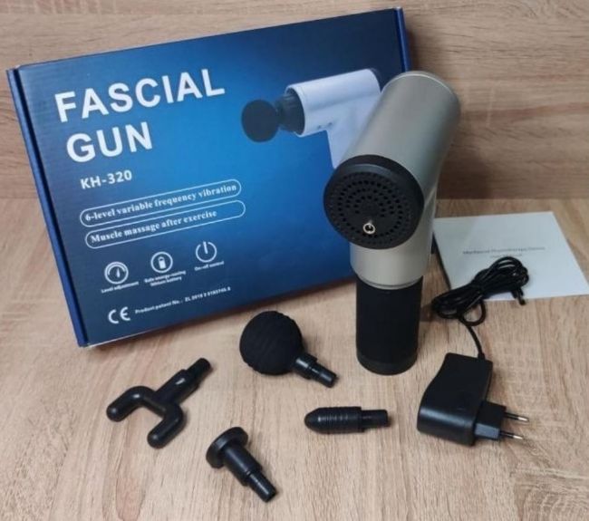Мышечный массажер Fascial Gun новый на подарок