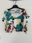 Cropp koszulka crop top mozaika M