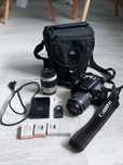 Canon 600D z obiektywem + zestaw
