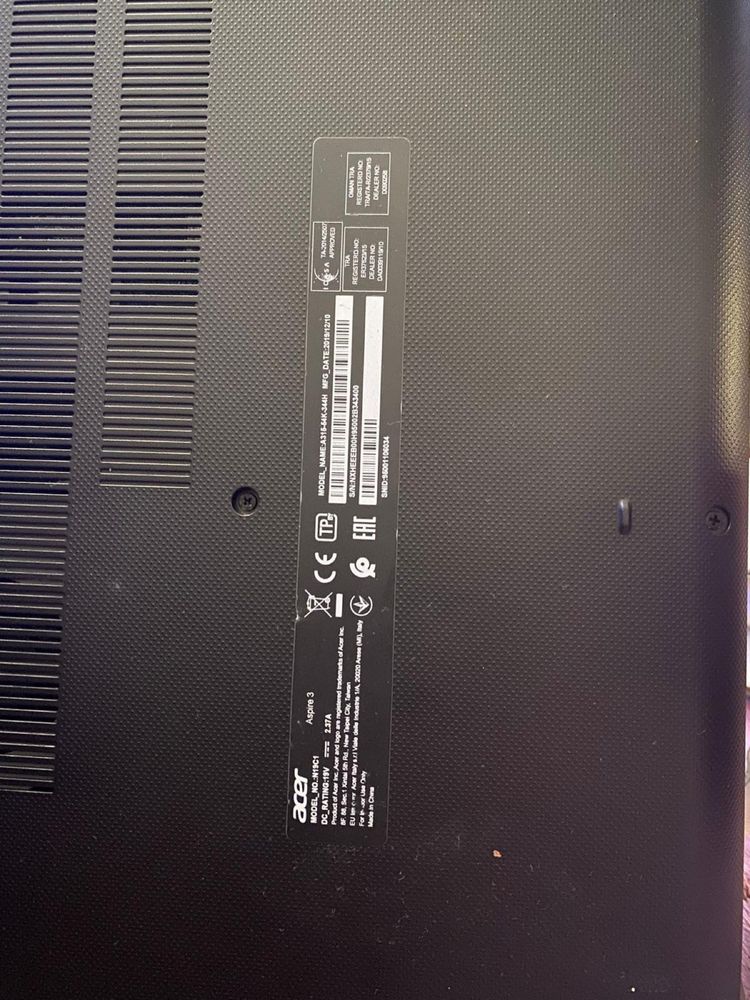 Portatil Acer Aspire 3