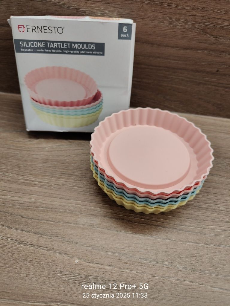 Foremki silikonowe do mini tarty