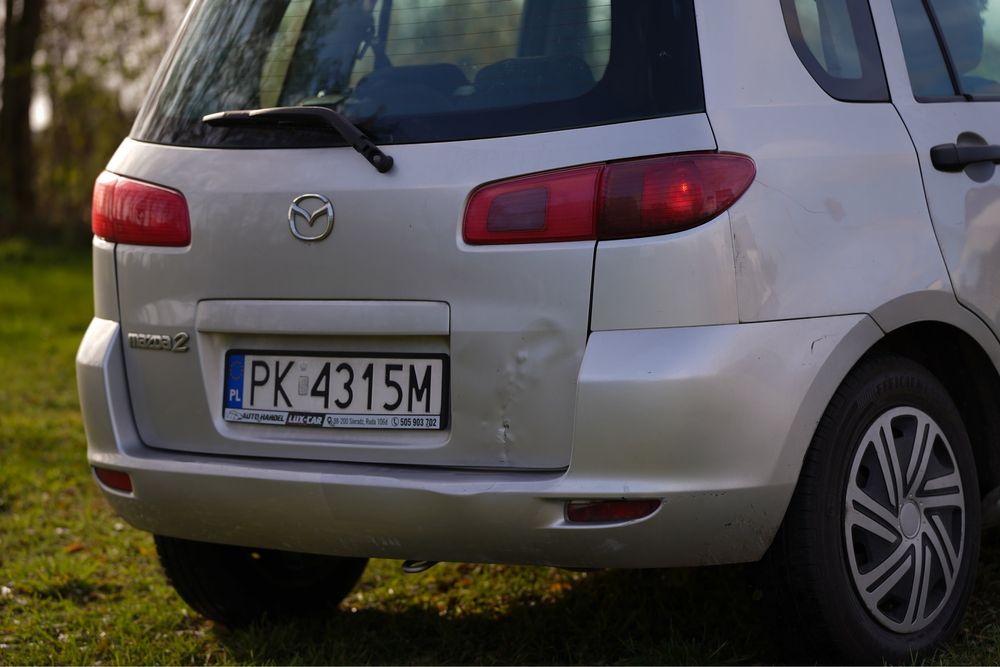 Mazda 2, 1.4 PB, 80KM, 2004 rok, prywatne, zamiana