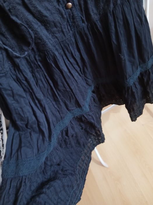 Vestido lindo para verão, preto tamanho S