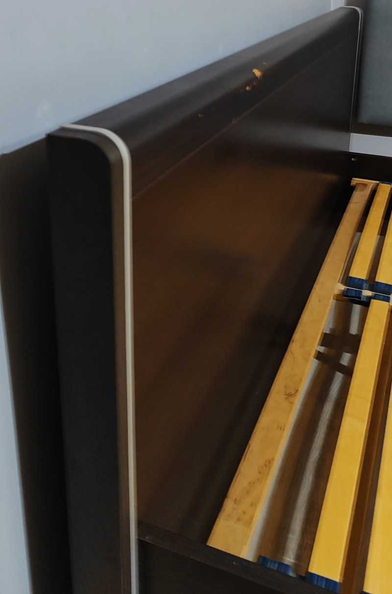 Łóżko małżeńskie 200x160 do sypialni wenge (b. ciemny brąz) stelaż