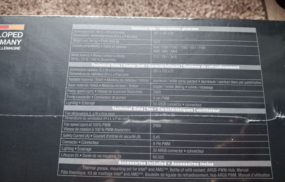 Водяне охолодження be quiet! Light loop 360 mm BW023
