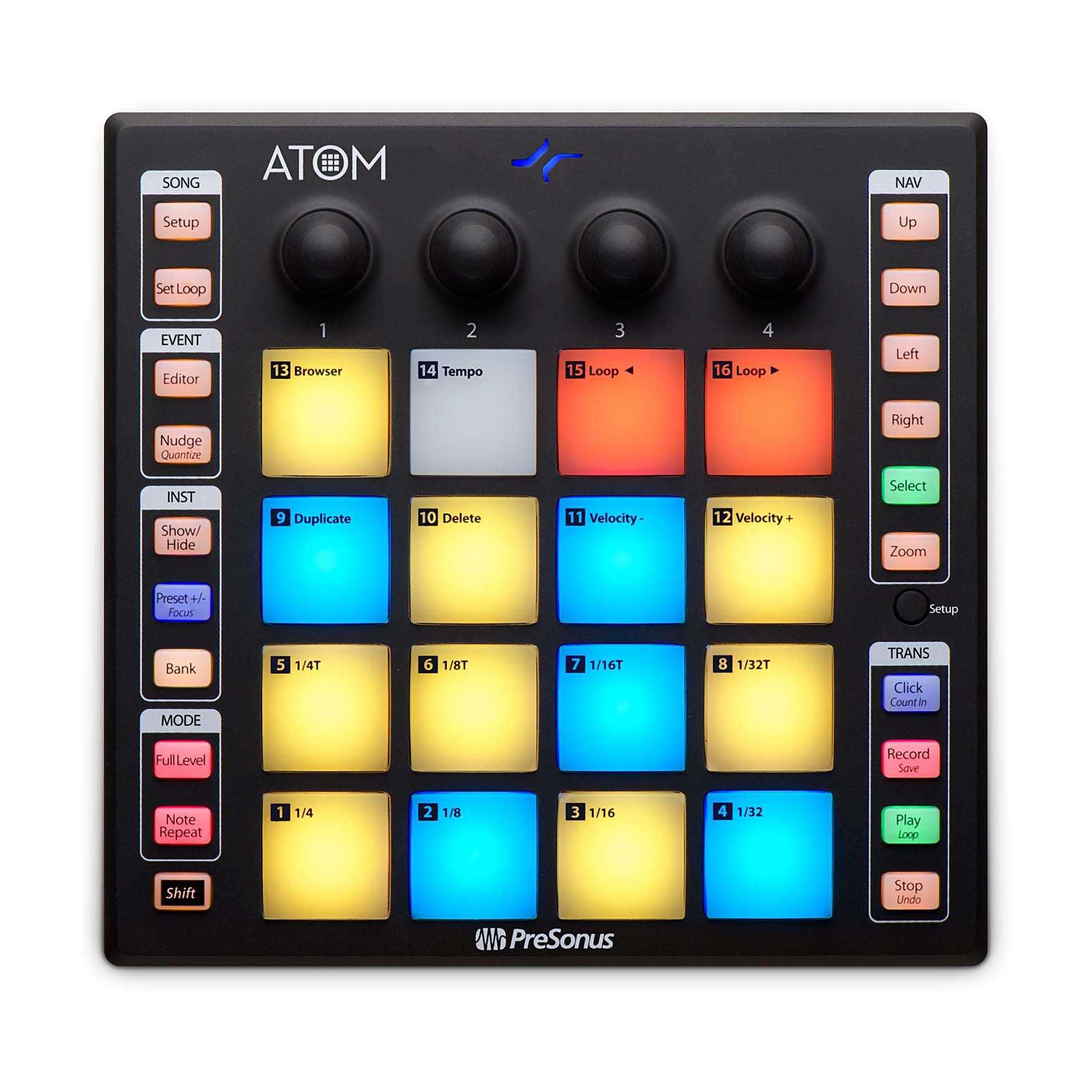 Zawodowy Kontroler Pad Midi USB PRESONUS ATOM.Nowy.Mega Okazja