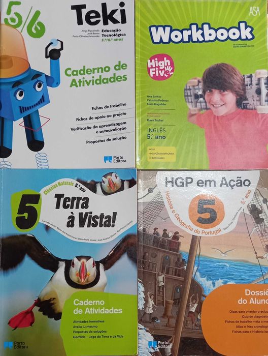 Cadernos atividades 5° Ano