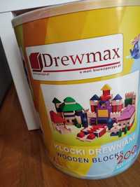 Drewmax klocki drewniane ok. 200 szt.