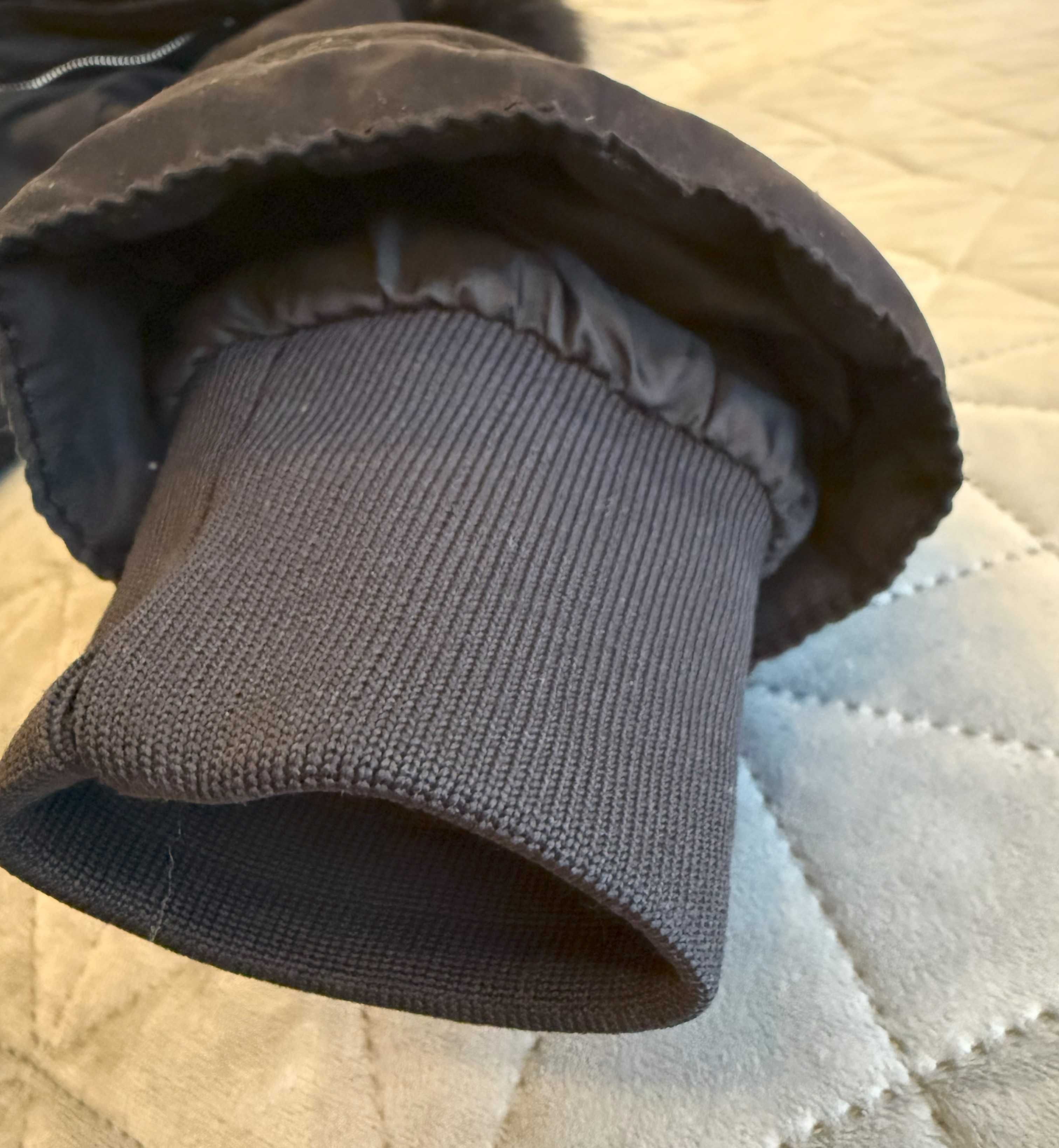 Czarny płaszczyk parka Terranova XS, stan idealny