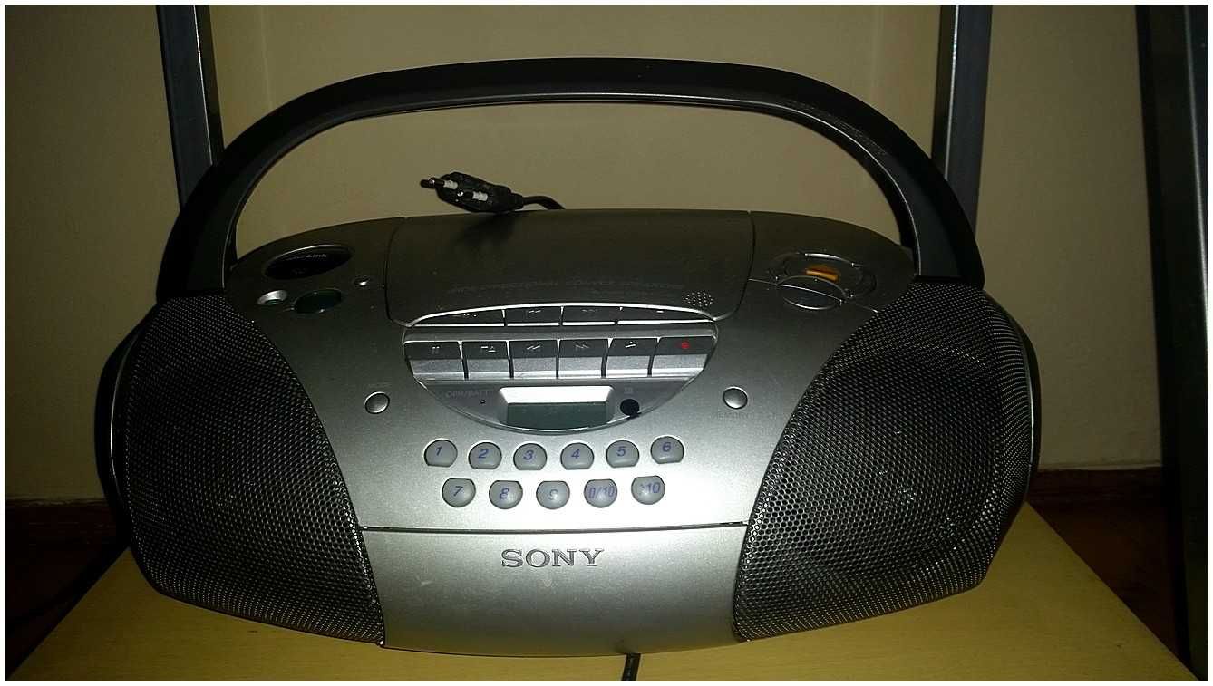 Radio Magnetofon Odtwarzacz CD SONY CFD-S300L BoomBox Kasety WYSYŁKA